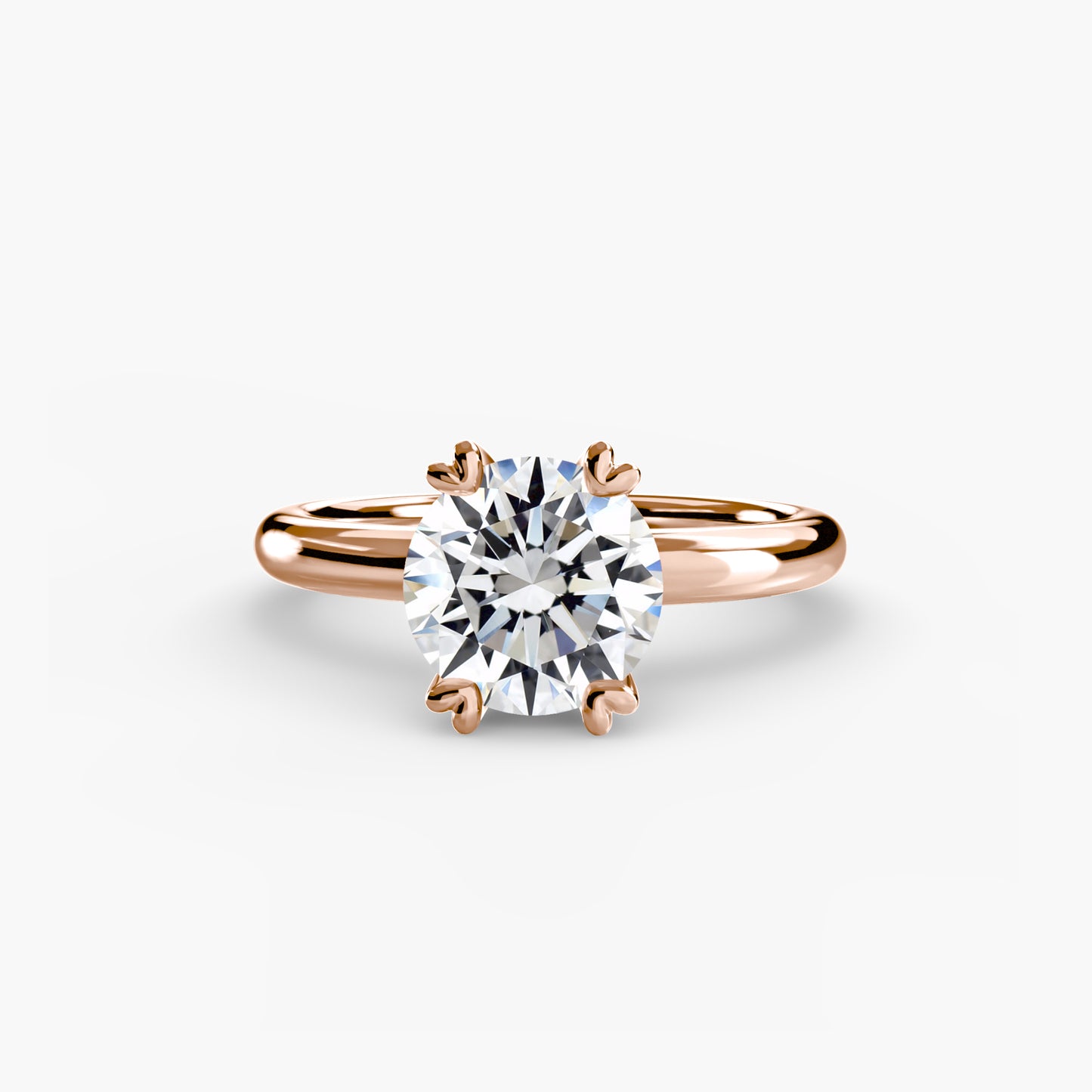 The "Sarah" with Heart Prongs