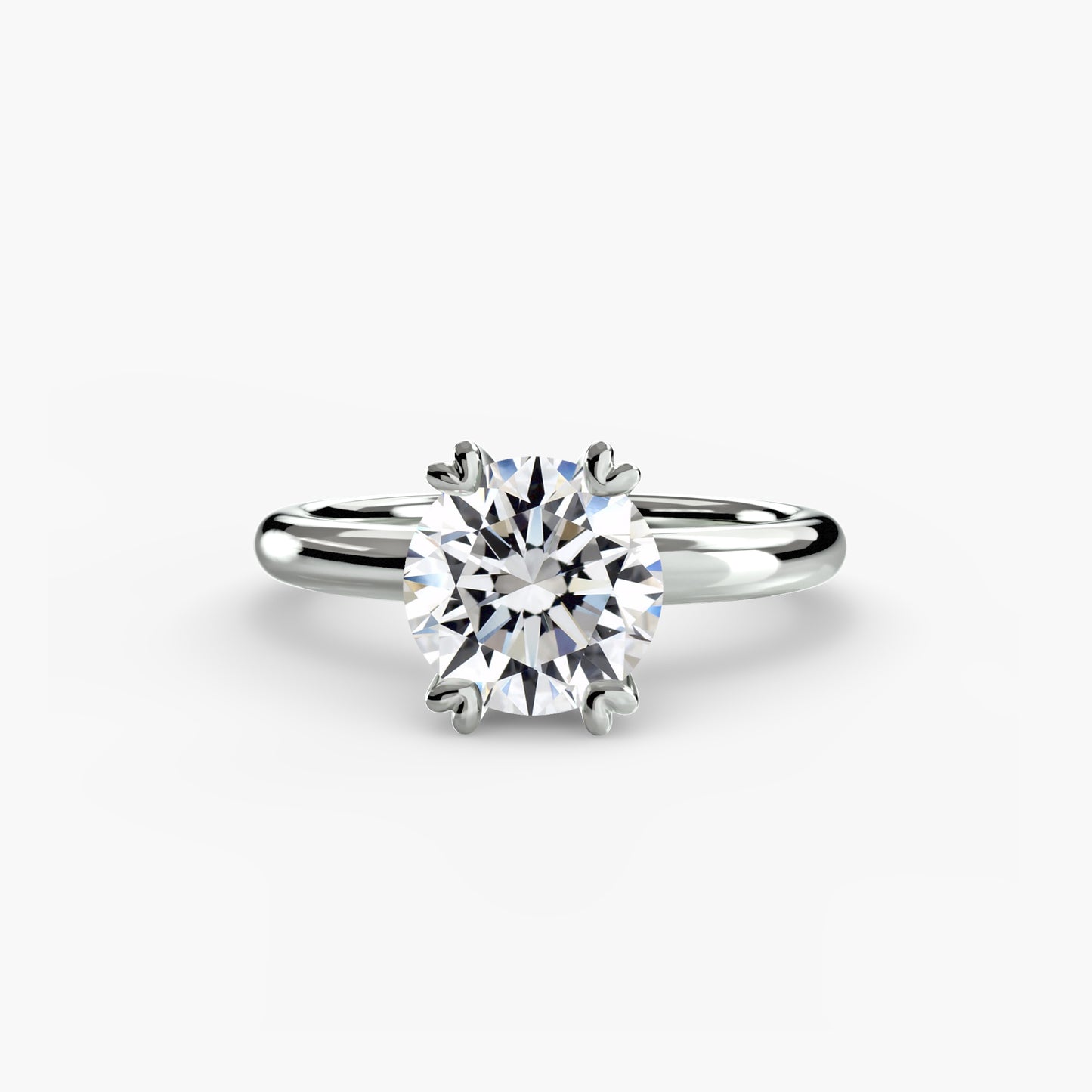 The "Sarah" with Heart Prongs