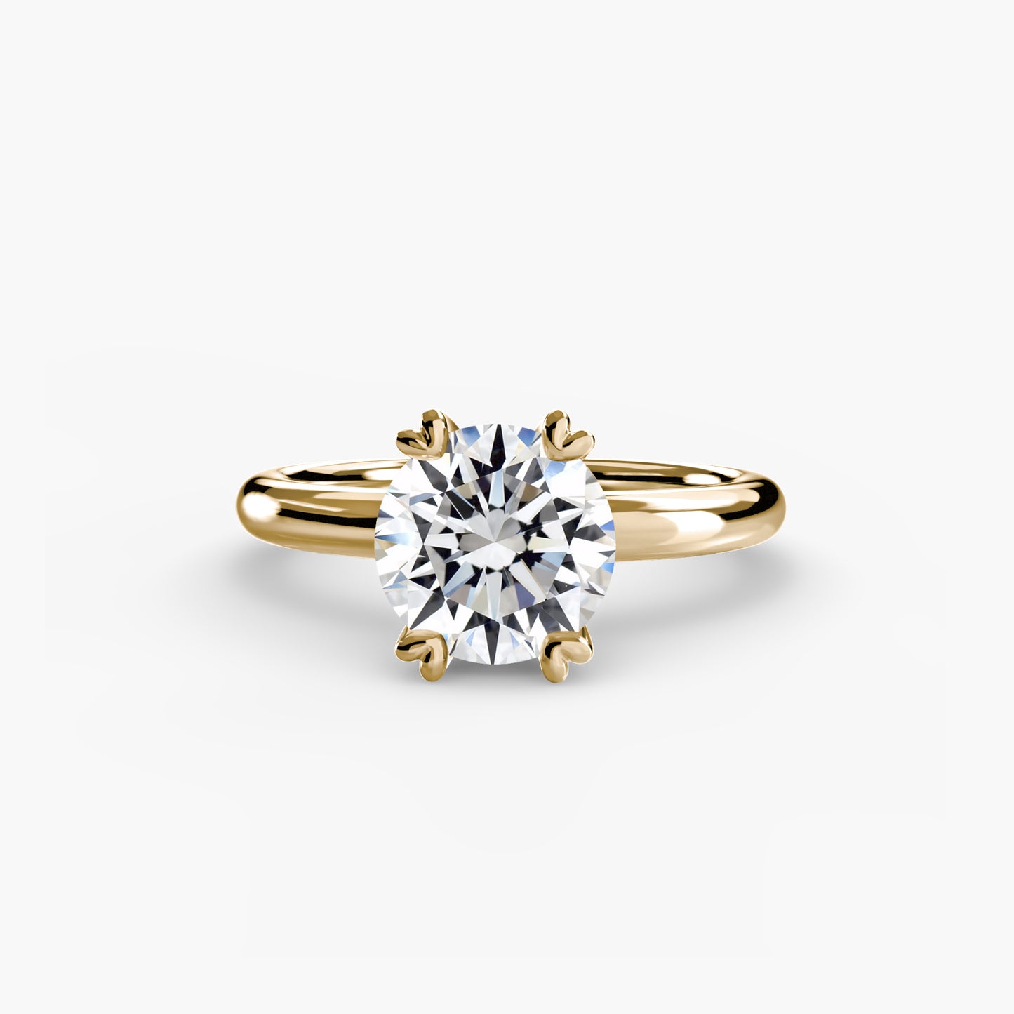 The "Sarah" with Heart Prongs