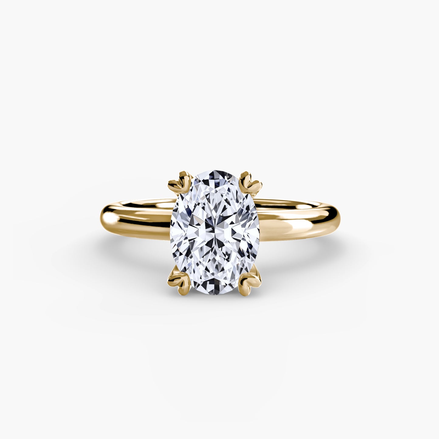 The "Sarah" with Heart Prongs