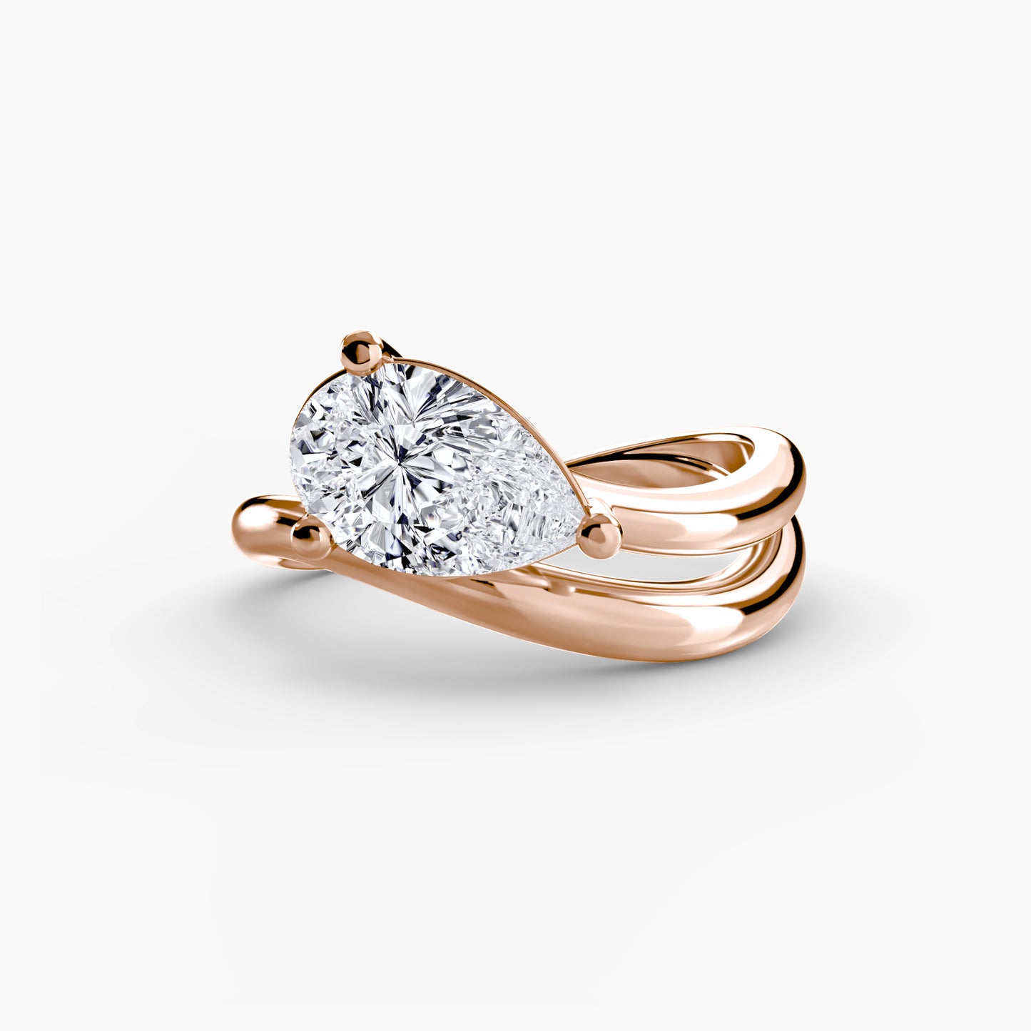 The "Ocean" Double Wave Ring