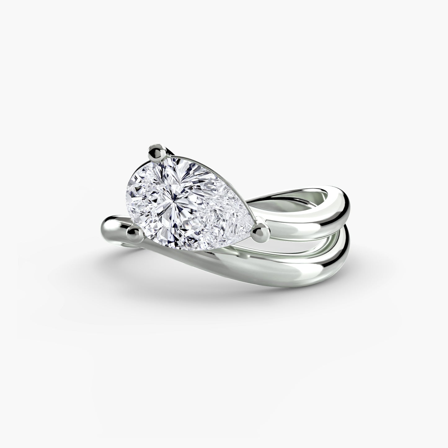 The "Ocean" Double Wave Ring
