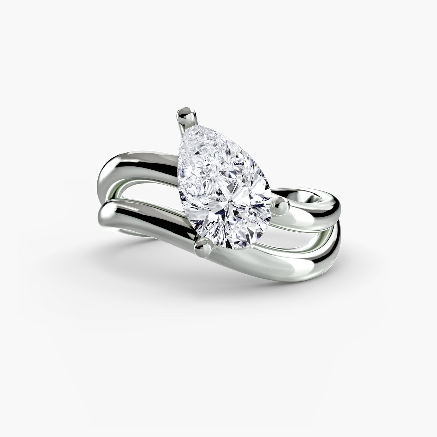 The "Isla" Double Wave Ring