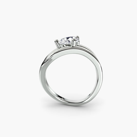 The "Isla" Double Wave Ring