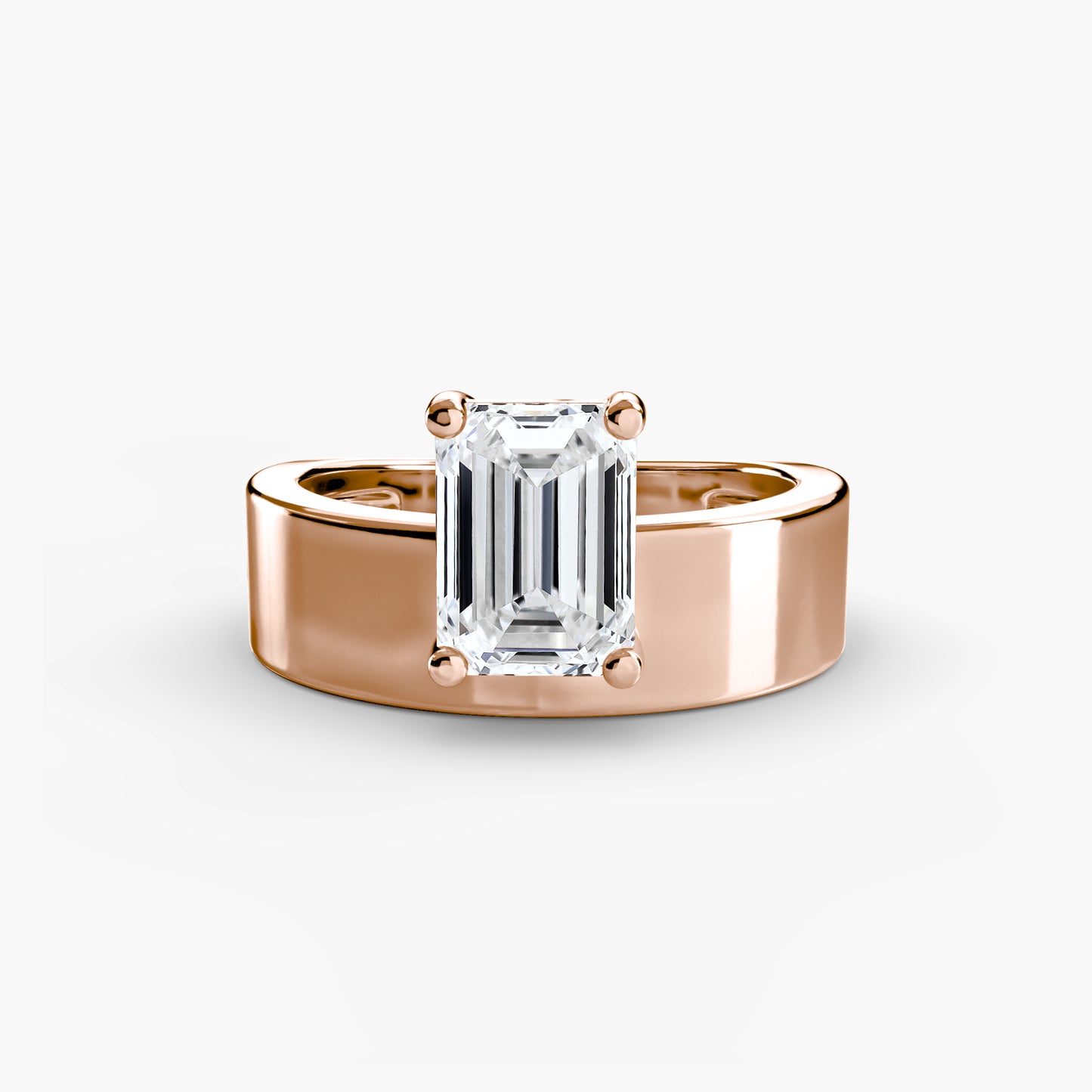 The "Gemma" Cigar Band Solitaire
