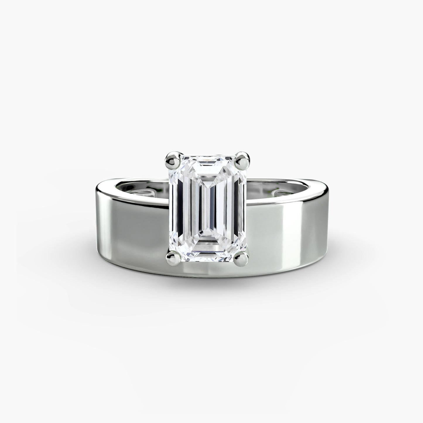 The "Gemma" Cigar Band Solitaire
