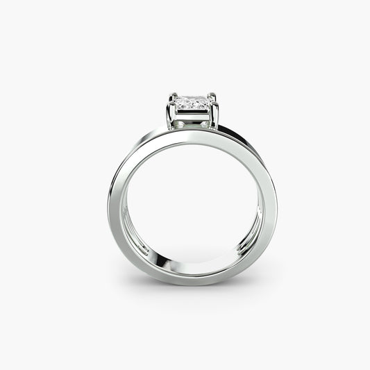 The "Gemma" Cigar Band Solitaire