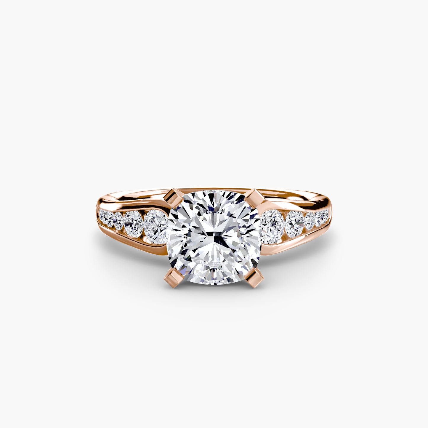 The "Diana" Modern Channel Set Accent Ring