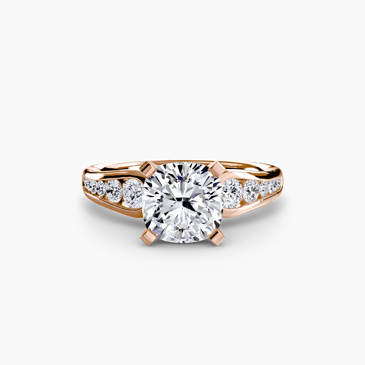 The "Diana" Modern Channel Set Accent Ring