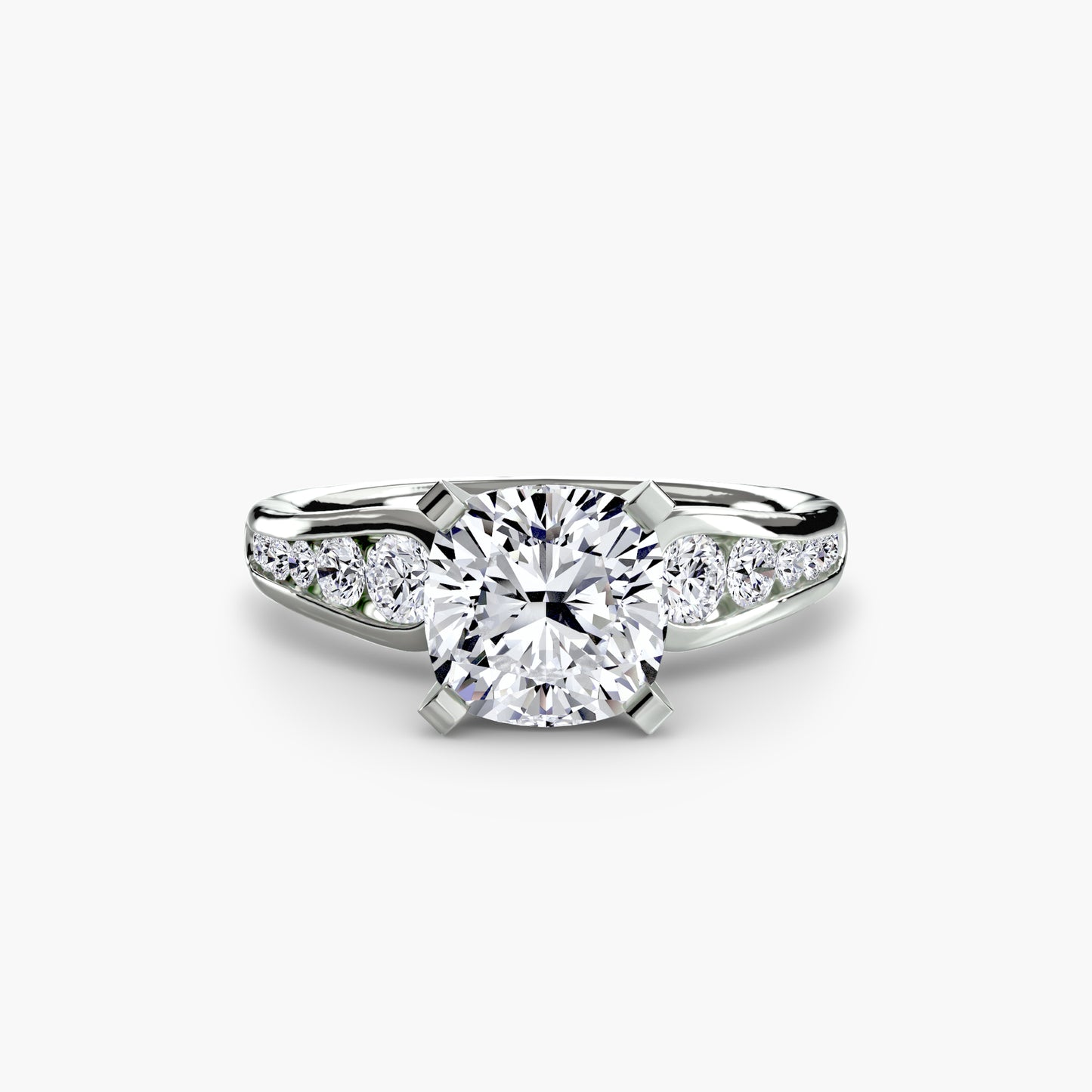 The "Diana" Modern Channel Set Accent Ring