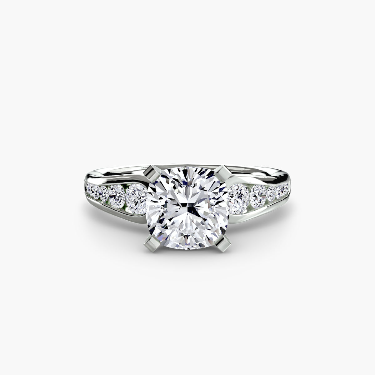 The "Diana" Modern Channel Set Accent Ring