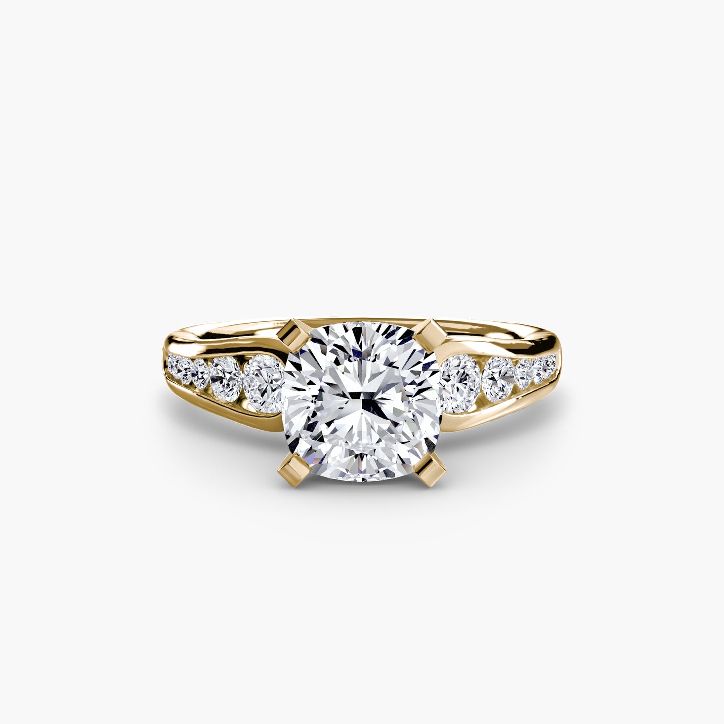The "Diana" Modern Channel Set Accent Ring