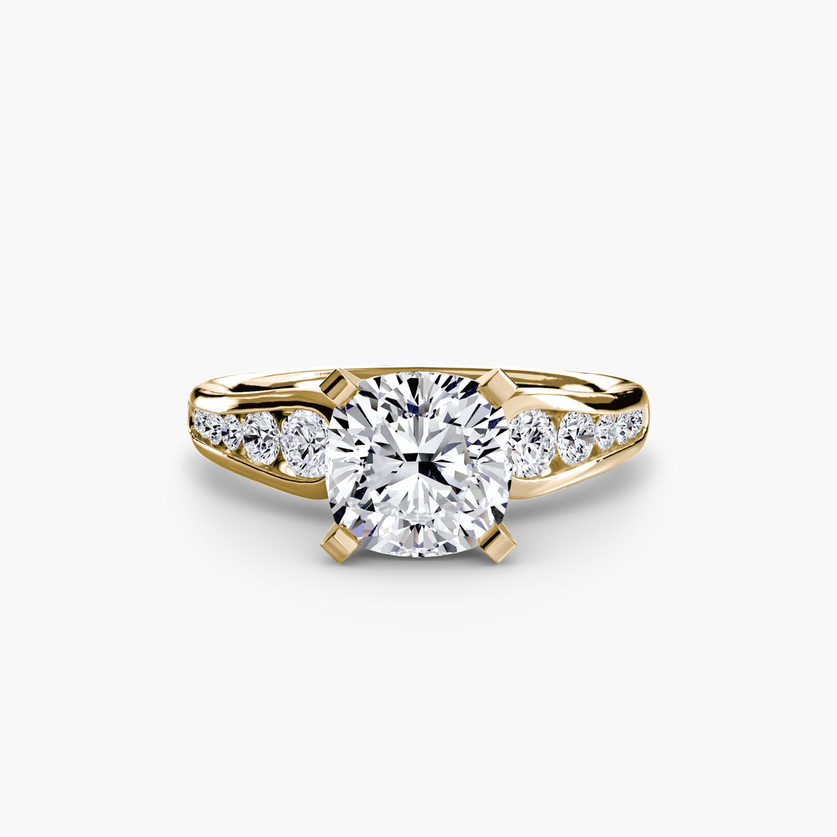 The "Diana" Modern Channel Set Accent Ring