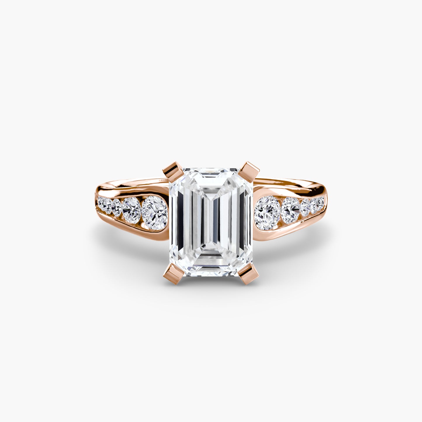 The "Diana" Modern Channel Set Accent Ring