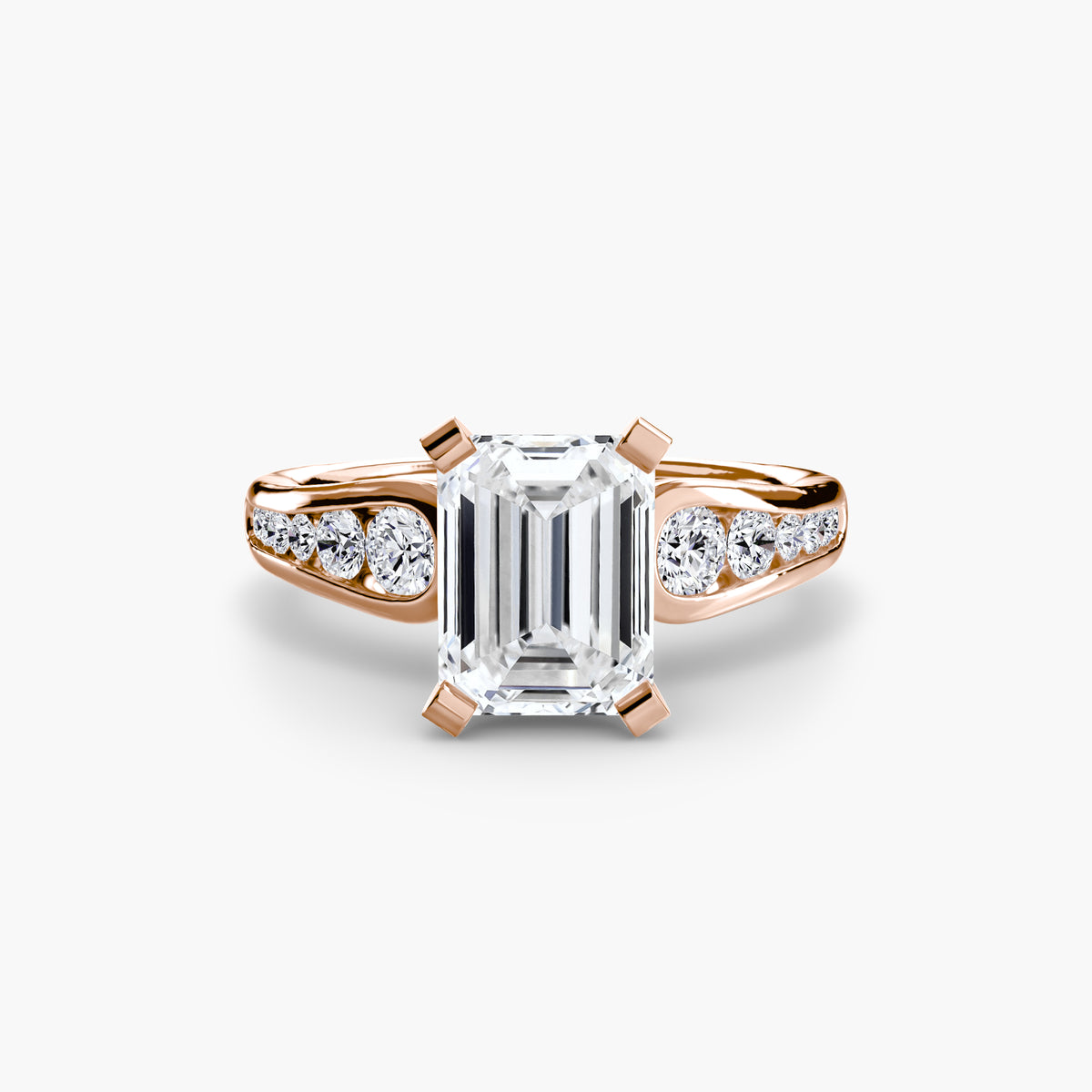 The "Diana" Modern Channel Set Accent Ring
