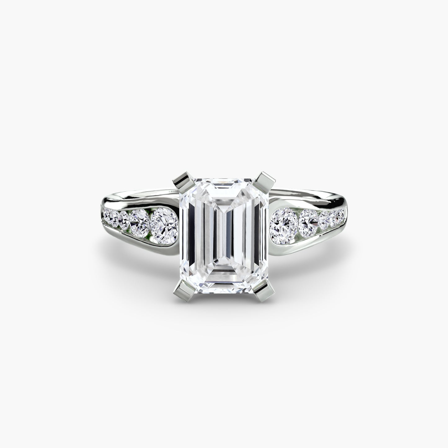 The "Diana" Modern Channel Set Accent Ring