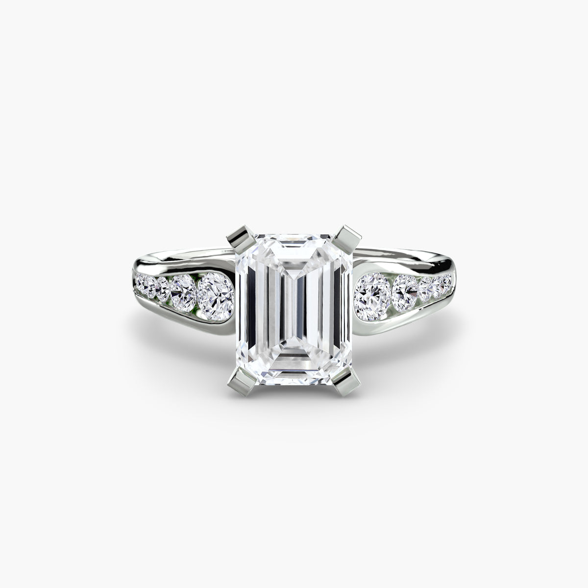 The "Diana" Modern Channel Set Accent Ring