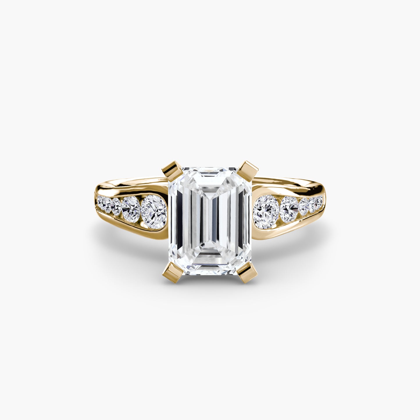 The "Diana" Modern Channel Set Accent Ring