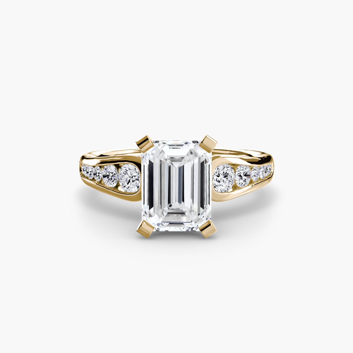 The "Diana" Modern Channel Set Accent Ring