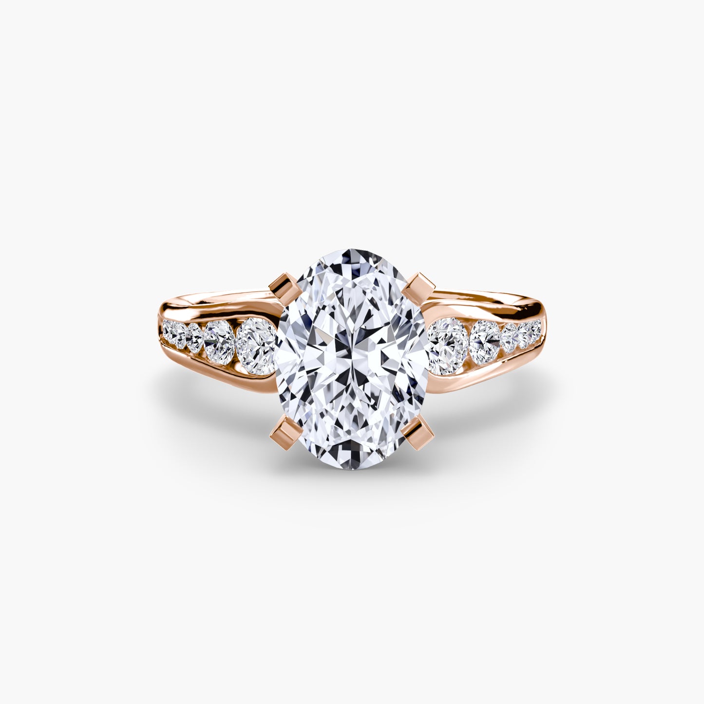 The "Diana" Modern Channel Set Accent Ring
