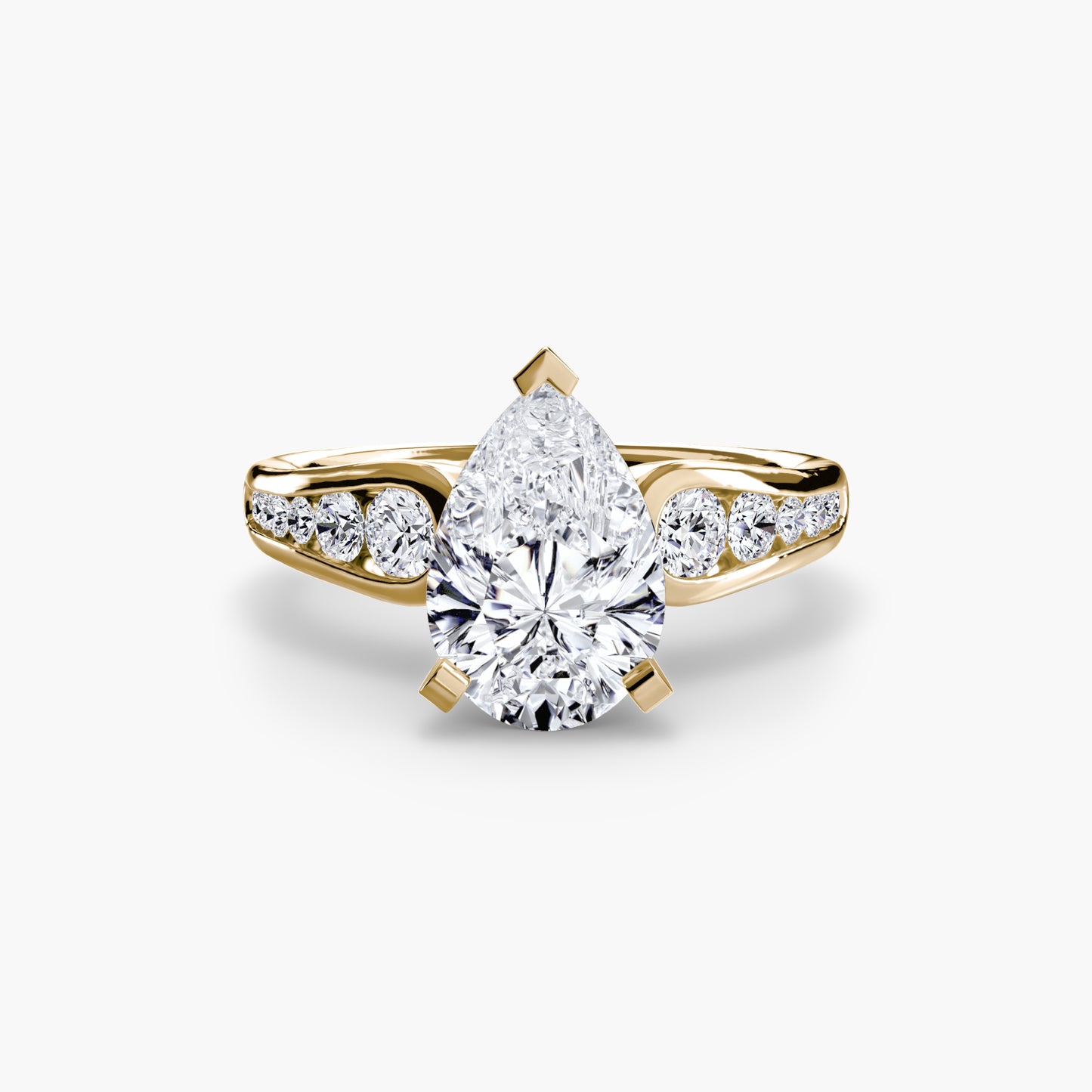 The "Diana" Modern Channel Set Accent Ring