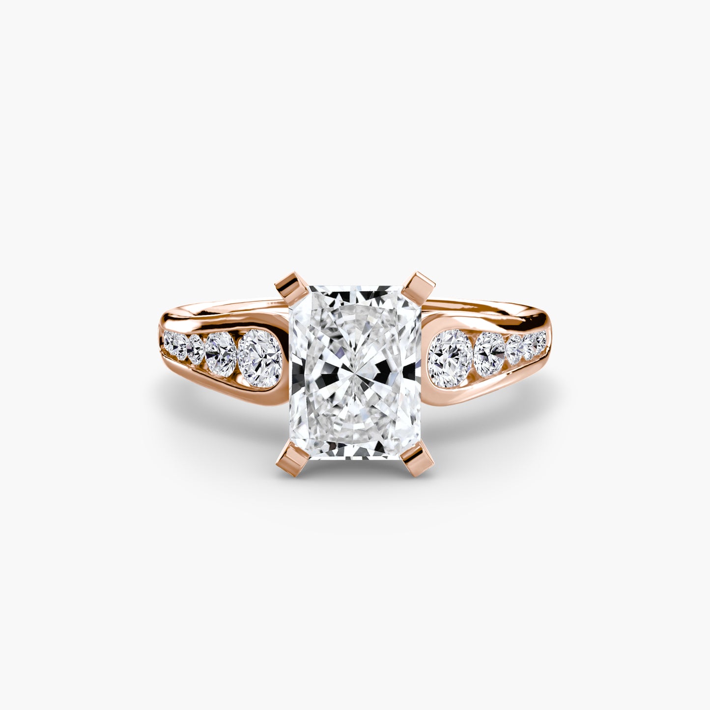 The "Diana" Modern Channel Set Accent Ring