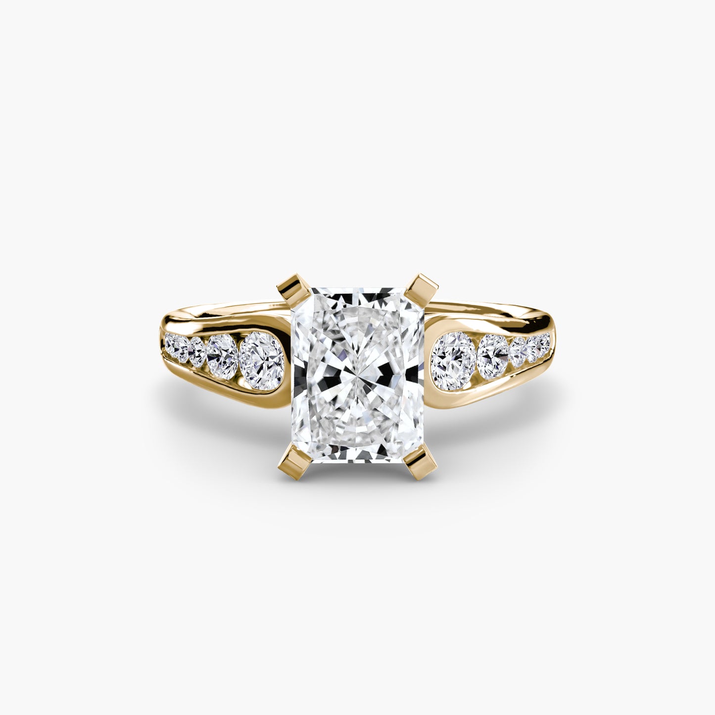 The "Diana" Modern Channel Set Accent Ring