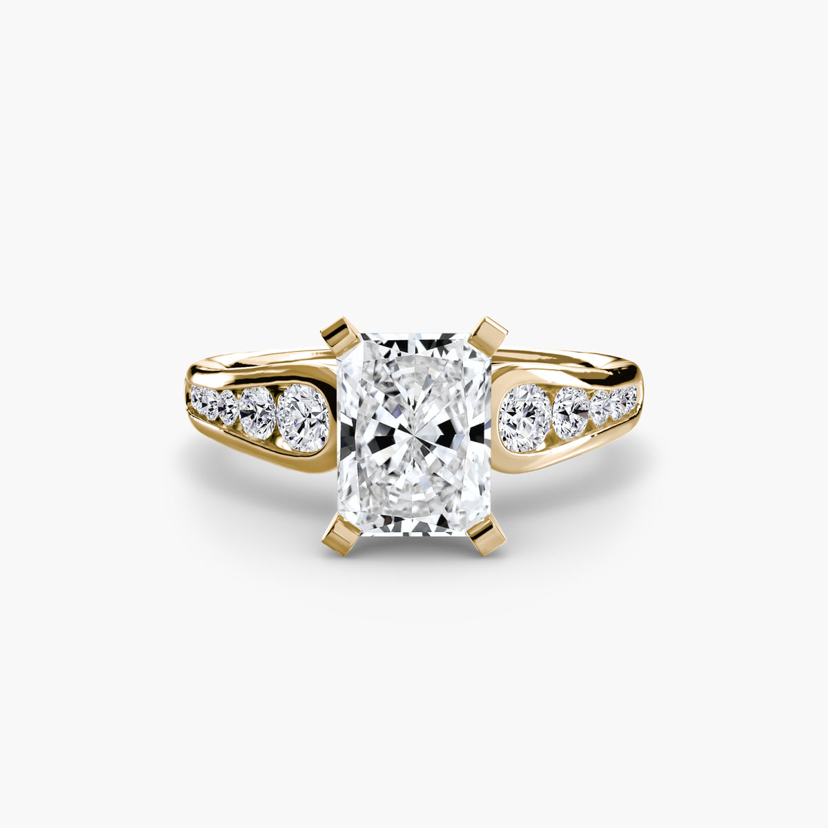 The "Diana" Modern Channel Set Accent Ring