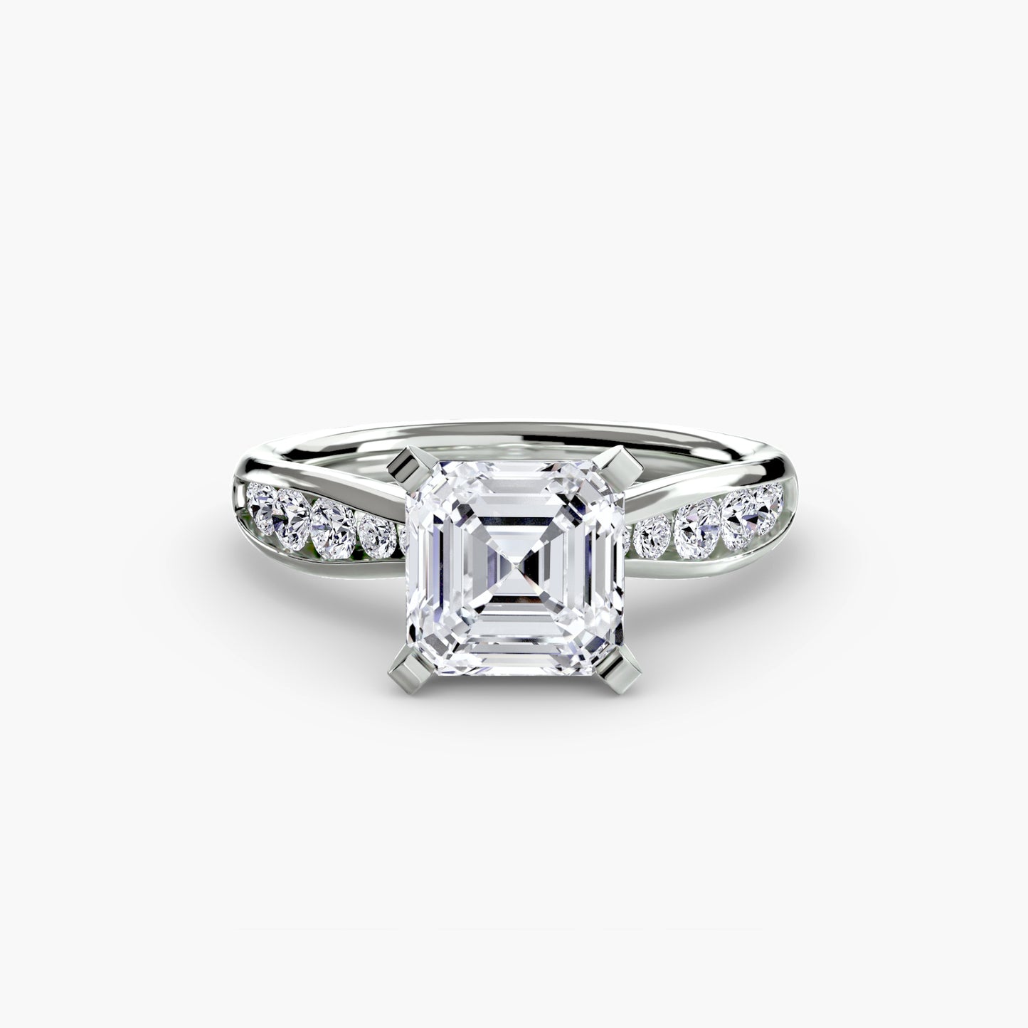 The "Adeline" Graduated Channel Set Ring
