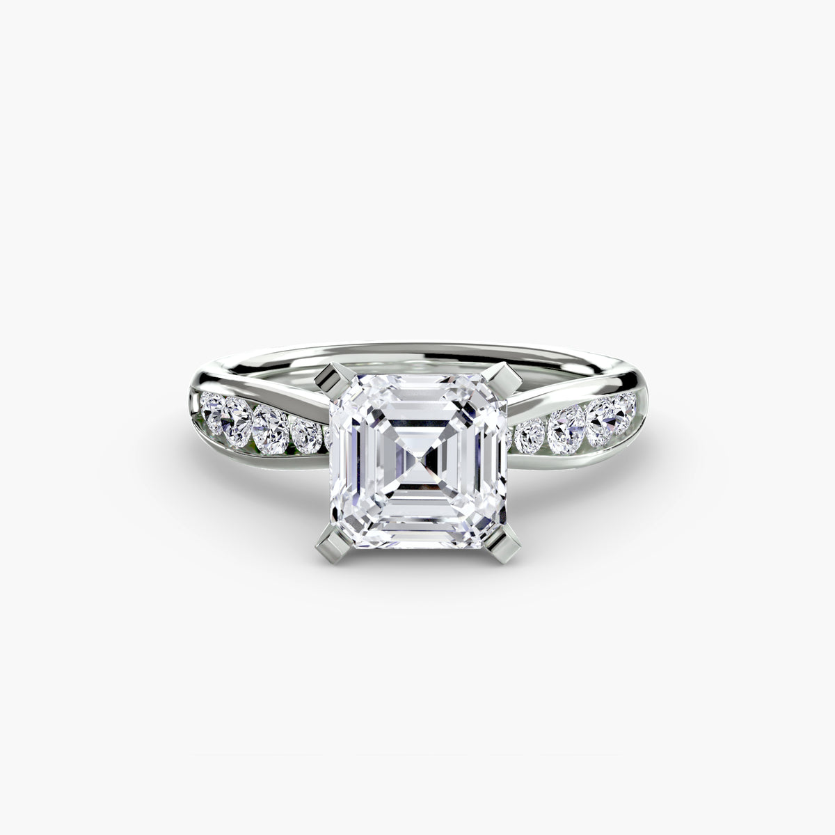 The "Adeline" Graduated Channel Set Ring
