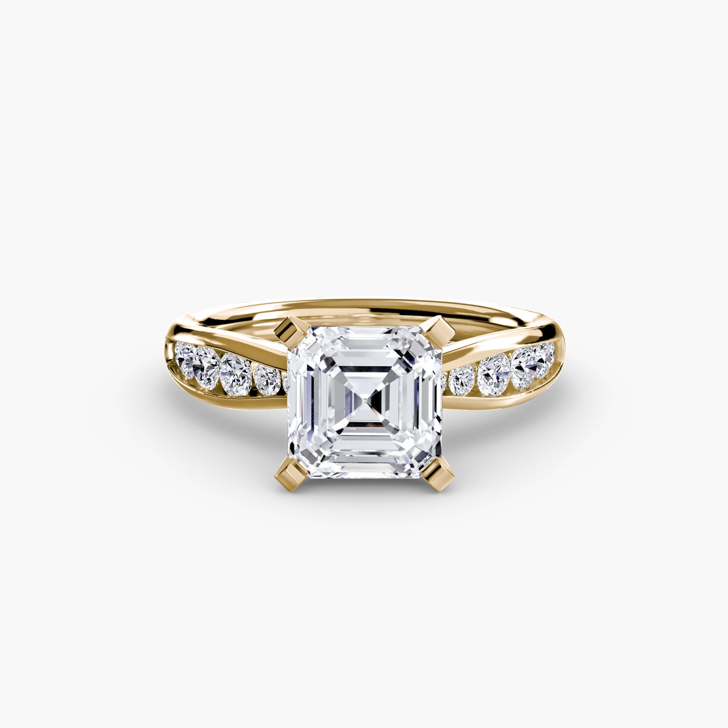 The "Adeline" Graduated Channel Set Ring