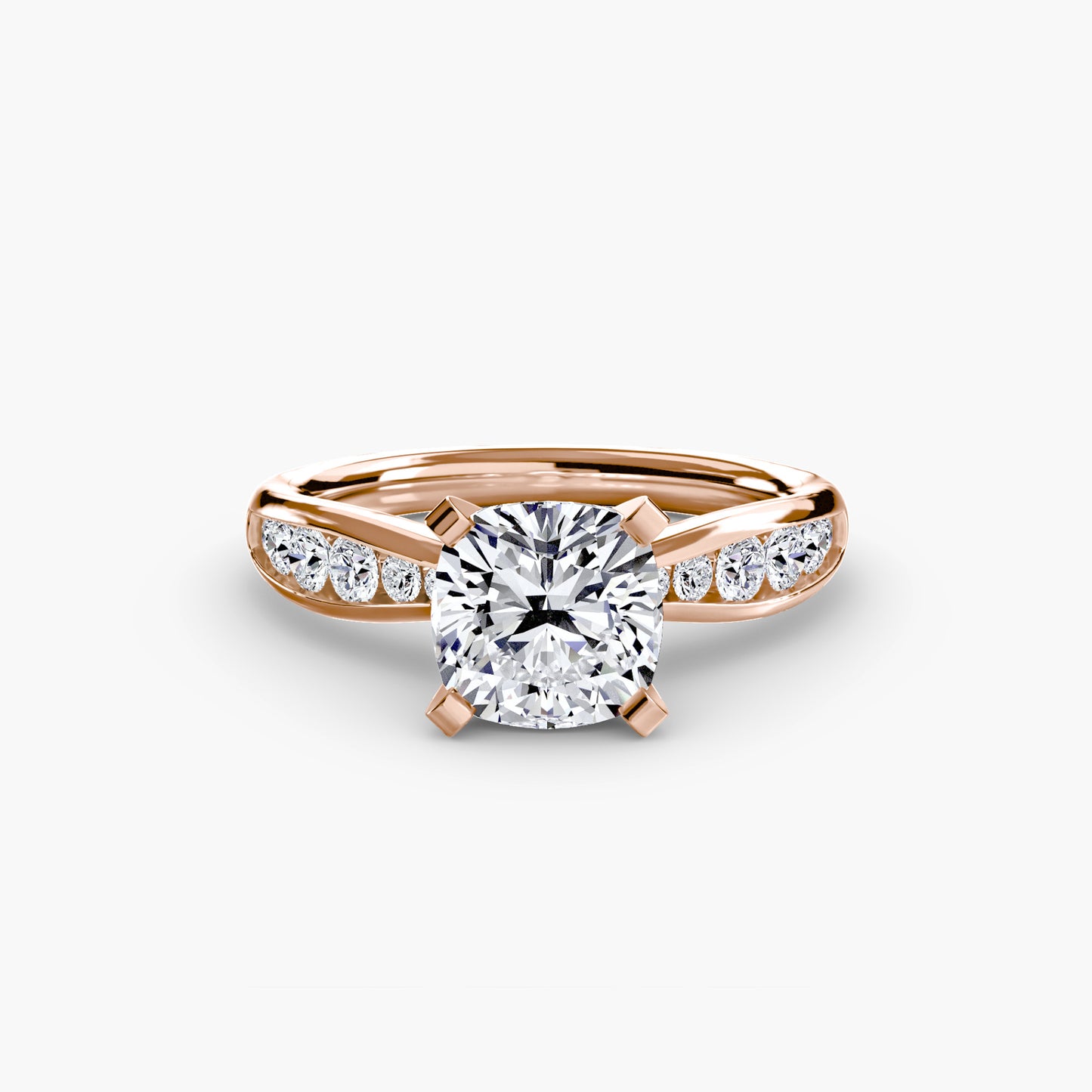 The "Adeline" Graduated Channel Set Ring