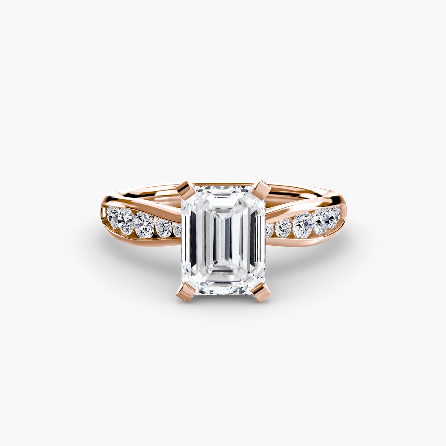 The "Adeline" Graduated Channel Set Ring