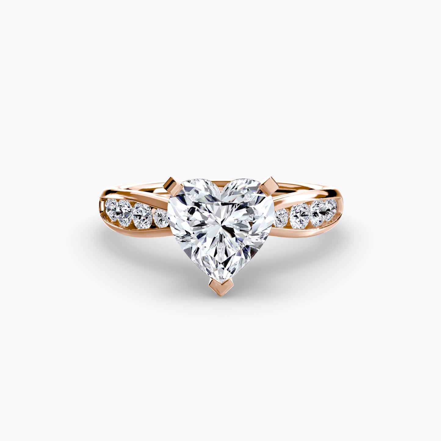 The "Adeline" Graduated Channel Set Ring