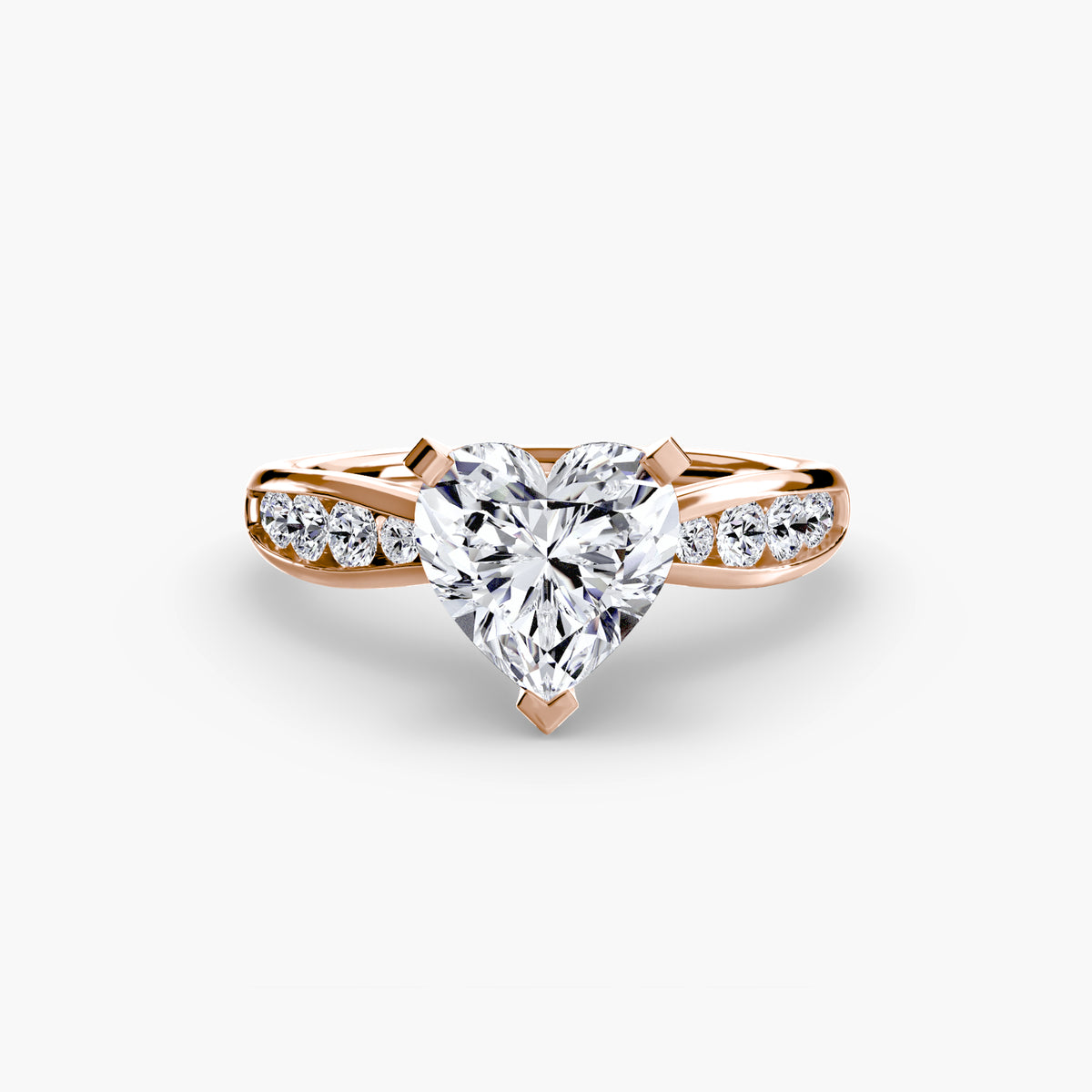 The "Adeline" Graduated Channel Set Ring
