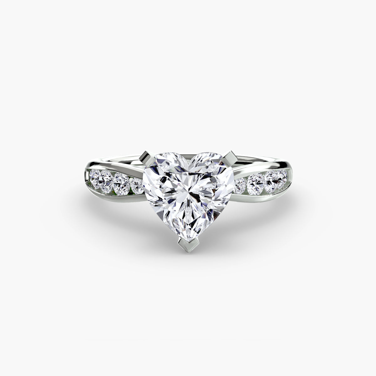 The "Adeline" Graduated Channel Set Ring