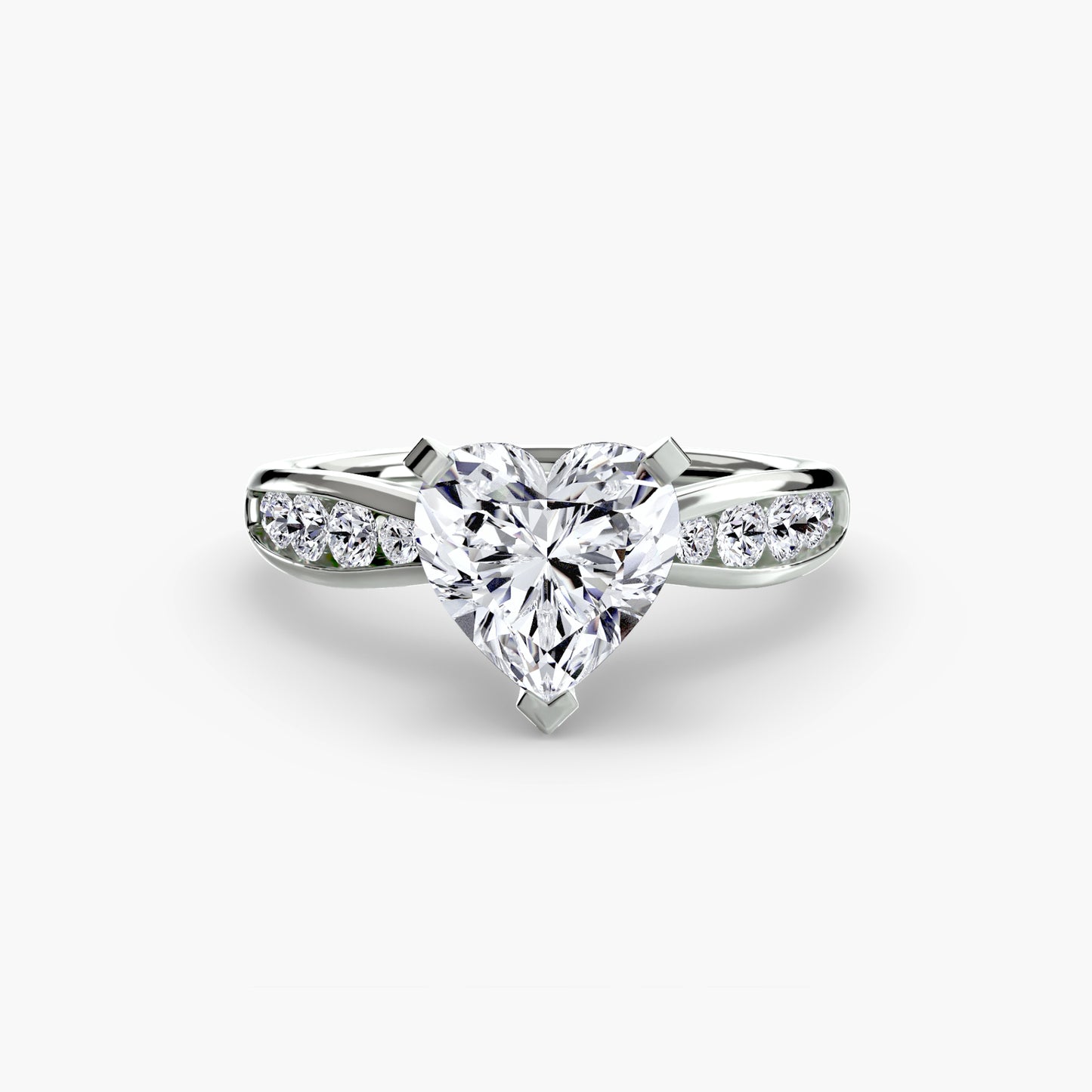 The "Adeline" Graduated Channel Set Ring