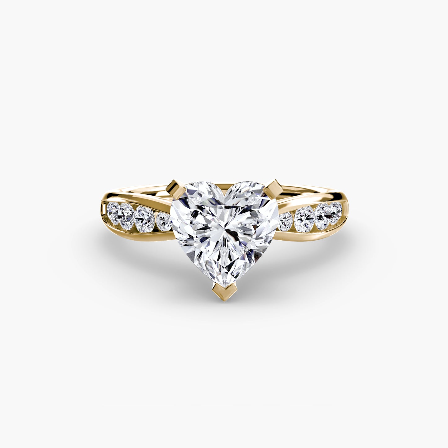 The "Adeline" Graduated Channel Set Ring