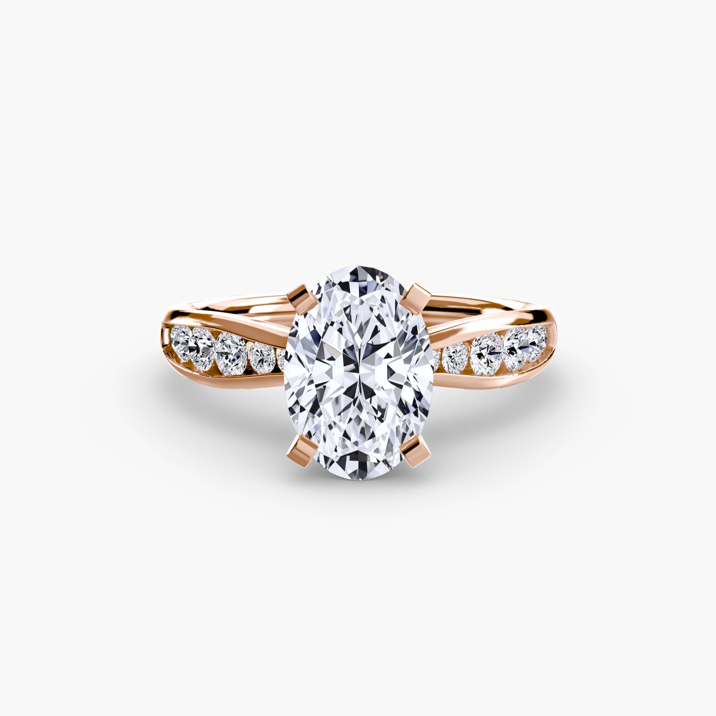 The "Adeline" Graduated Channel Set Ring