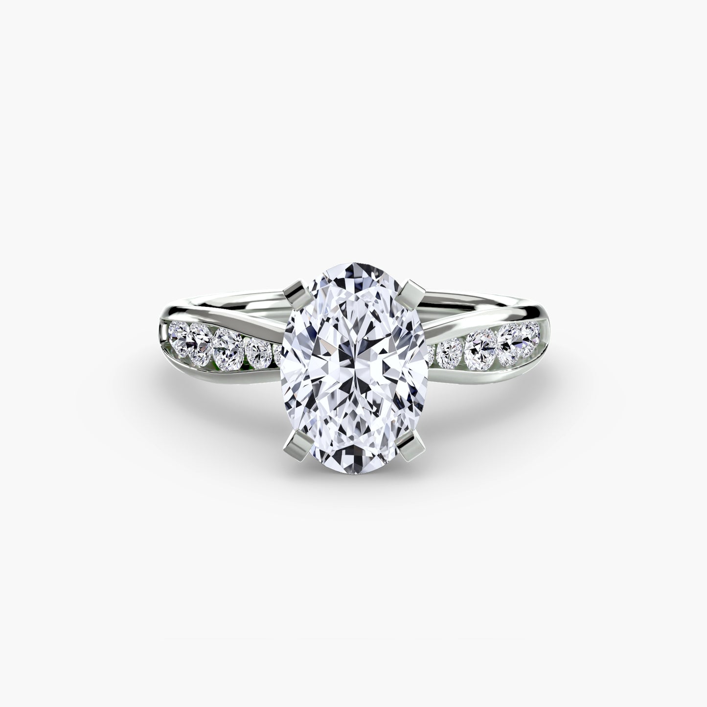 The "Adeline" Graduated Channel Set Ring