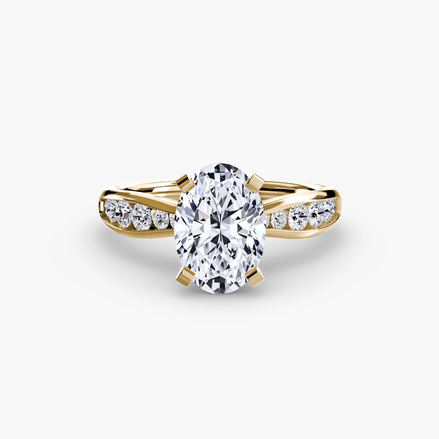 The "Adeline" Graduated Channel Set Ring