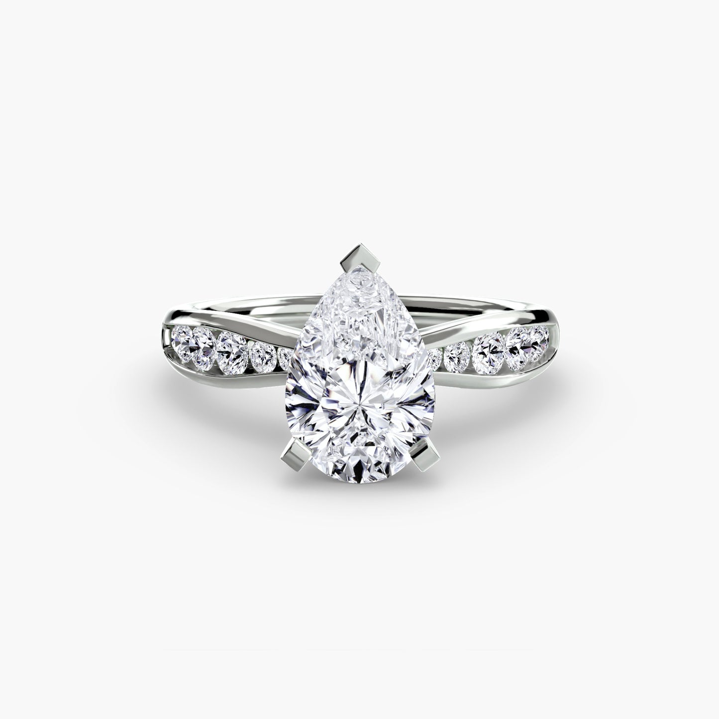 The "Adeline" Graduated Channel Set Ring