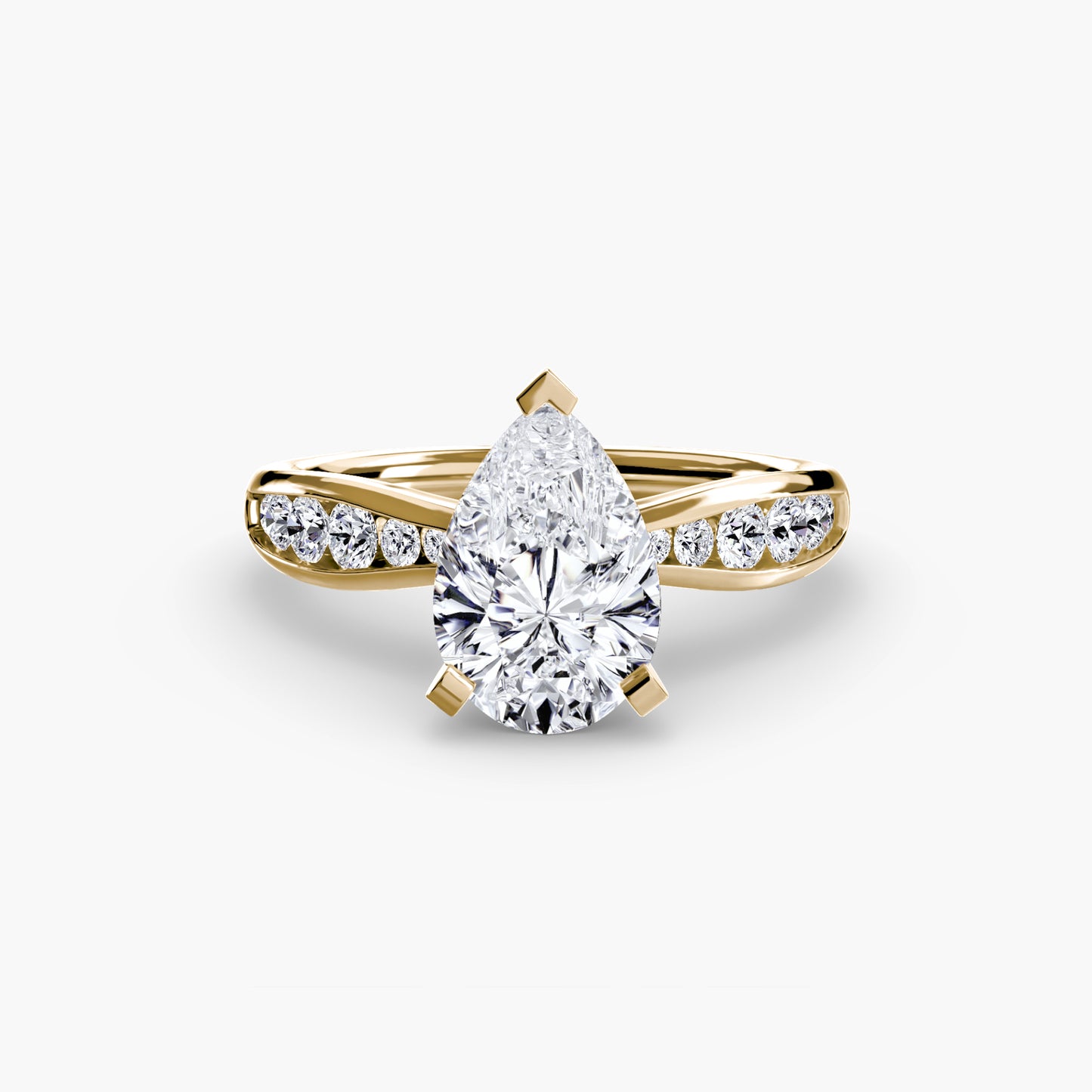 The "Adeline" Graduated Channel Set Ring