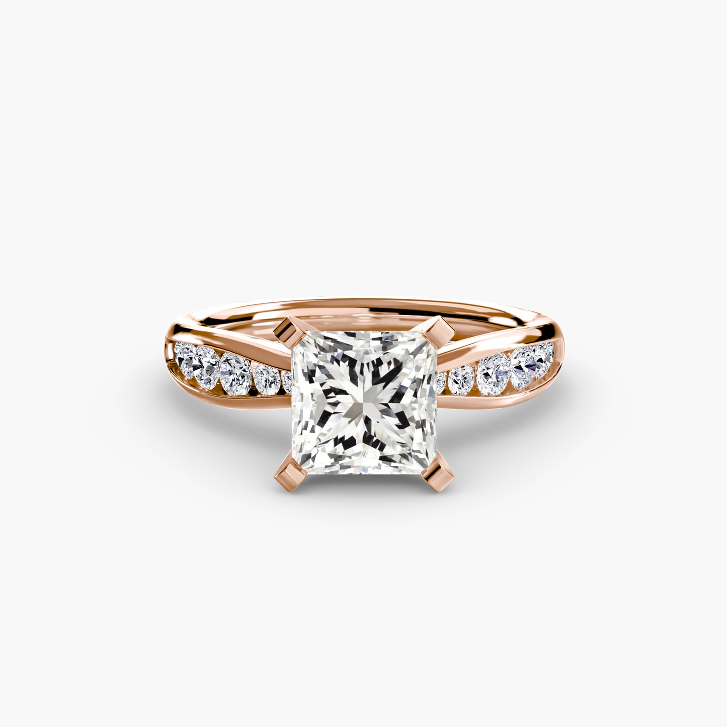 The "Adeline" Graduated Channel Set Ring