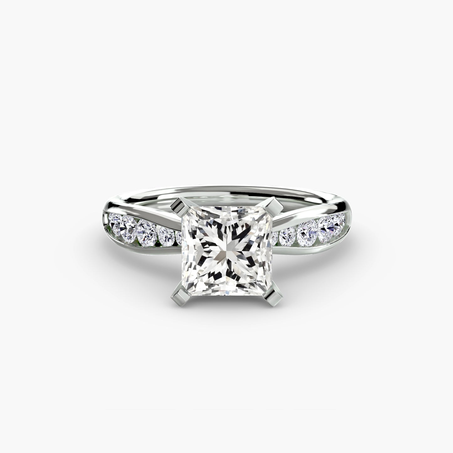 The "Adeline" Graduated Channel Set Ring