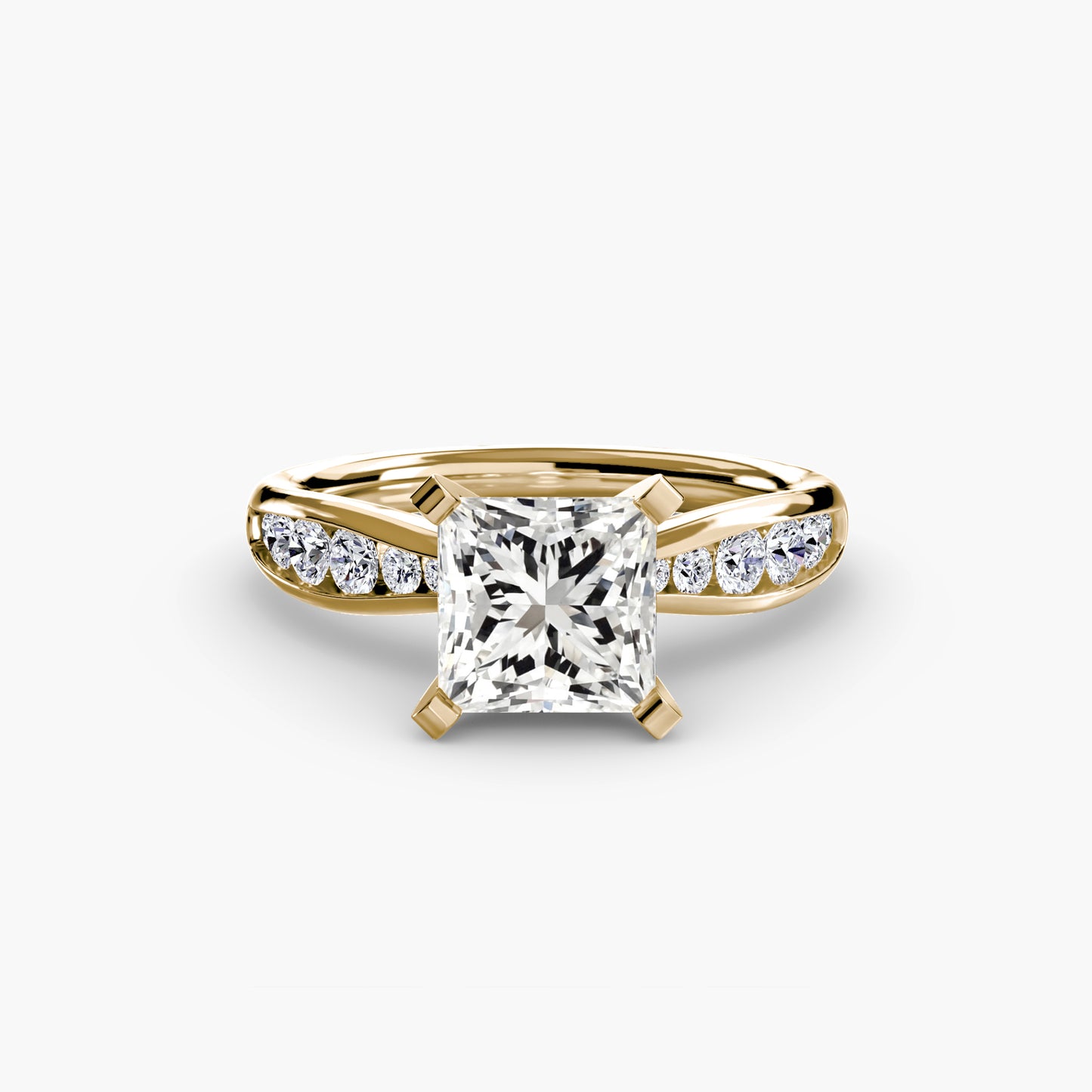 The "Adeline" Graduated Channel Set Ring