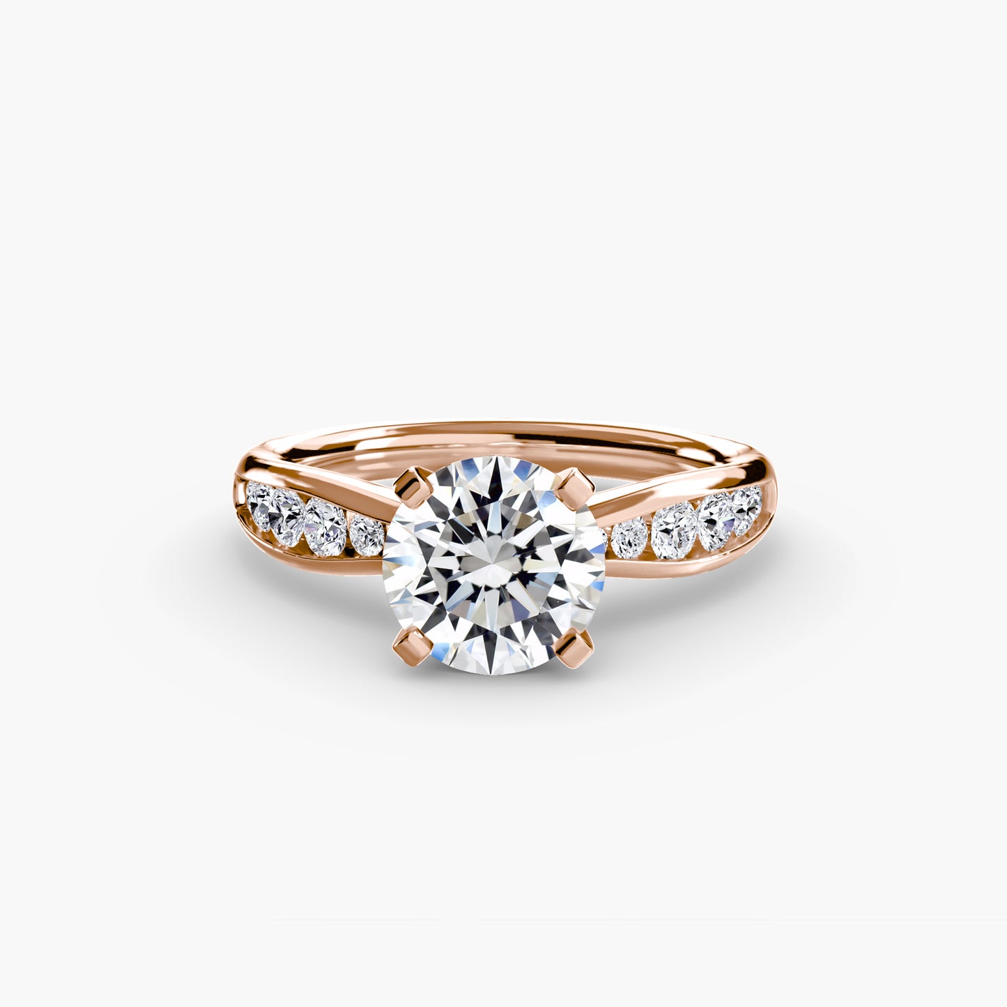 The "Adeline" Graduated Channel Set Ring
