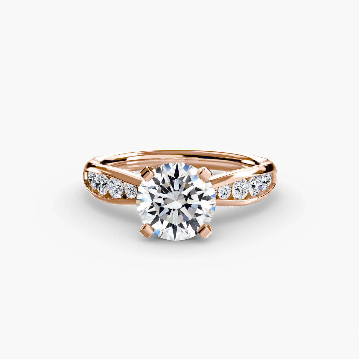 The "Adeline" Graduated Channel Set Ring