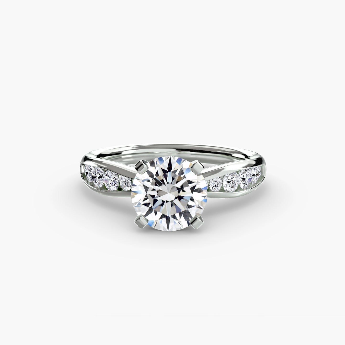 The "Adeline" Graduated Channel Set Ring