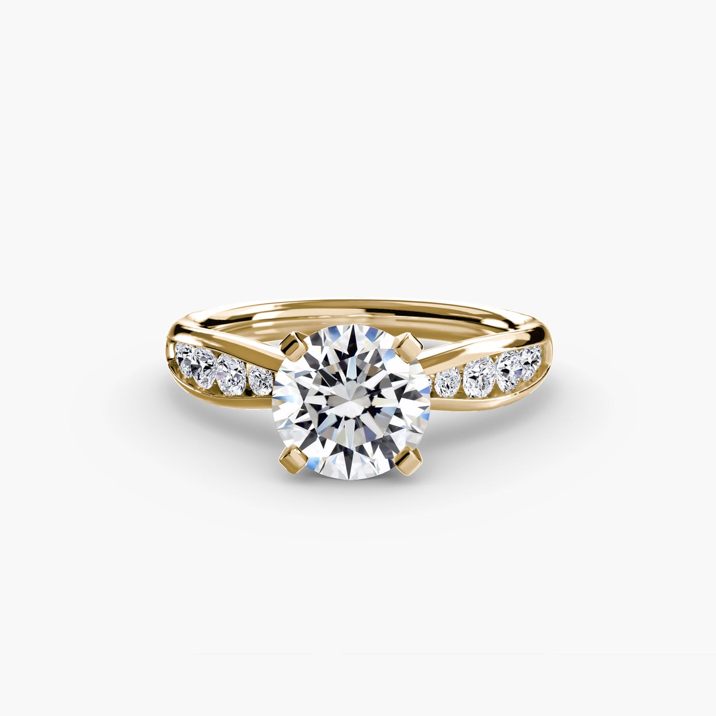 The "Adeline" Graduated Channel Set Ring